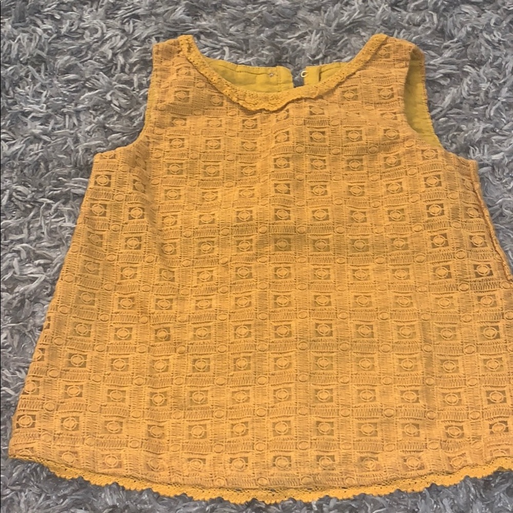 Mustard yellow top